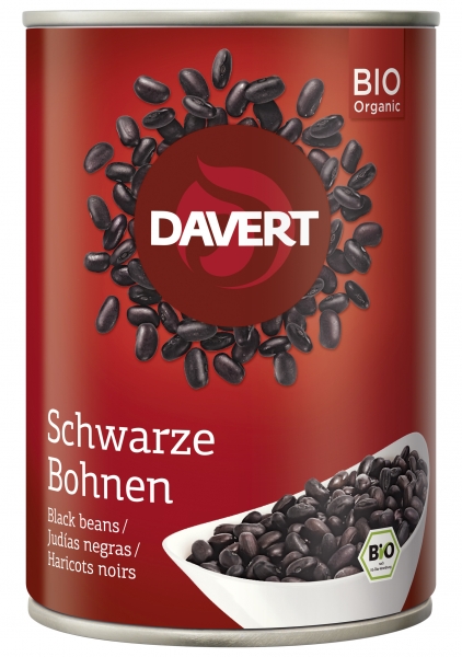 Fasole Neagra Conserva Bio Fairtrade 400gr Davert