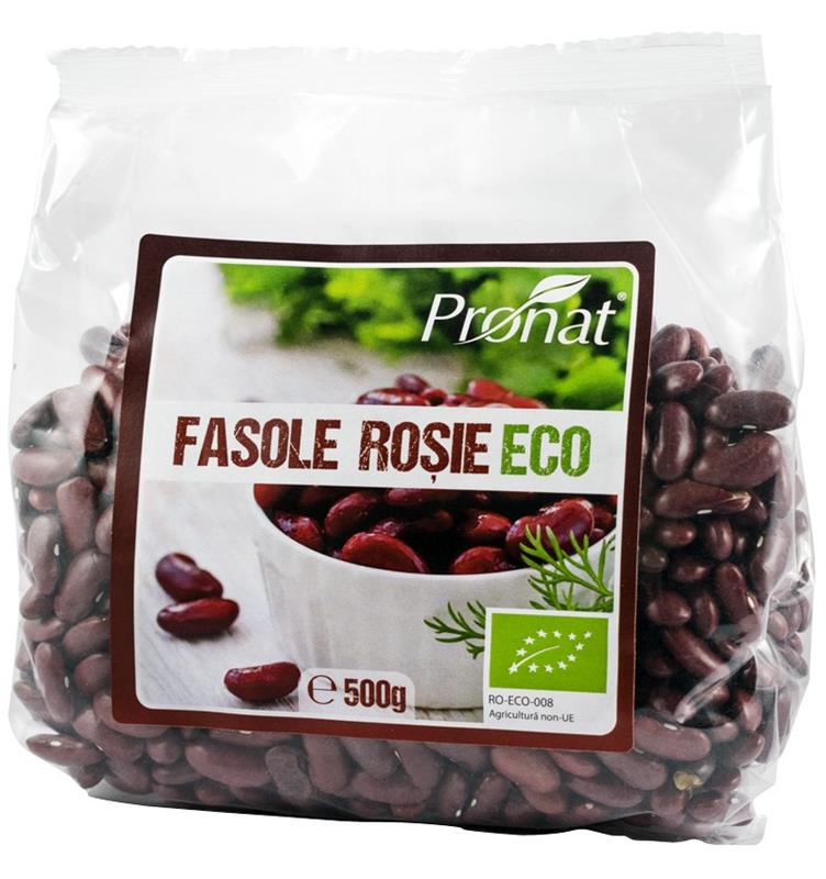 Fasole Rosie Bio 500gr Pronat