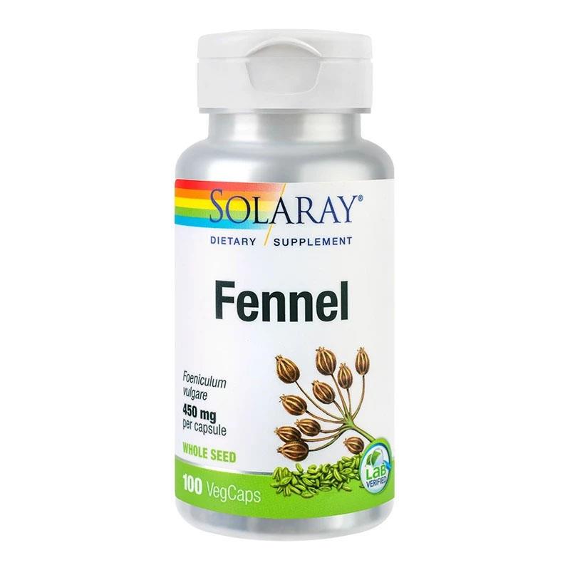 Fennel (Fenicul) 450mg Solaray Secom 100cps