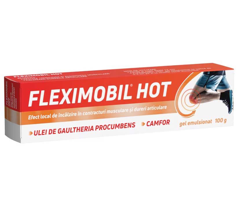 Fleximobil Hot Gel Emulsionat 100 grame Fiterman