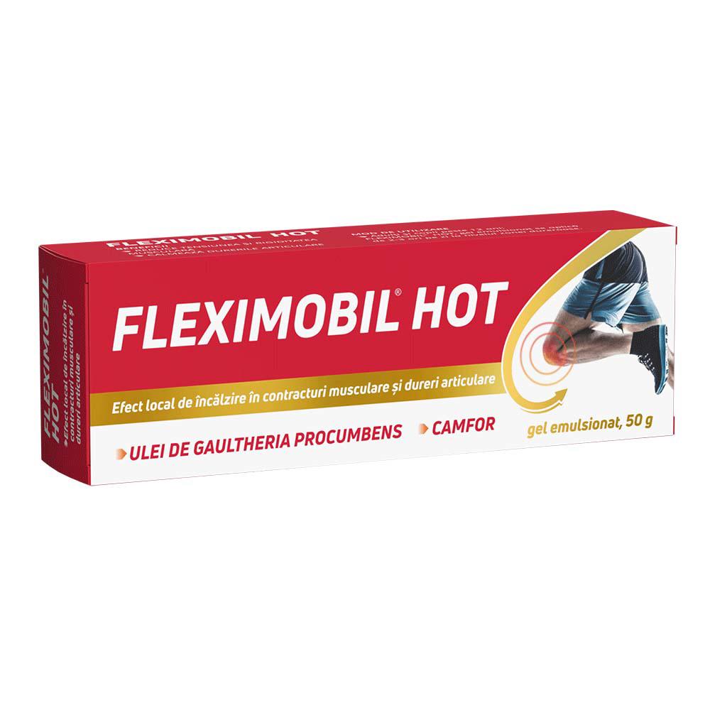 Fleximobil Hot Gel Emulsionat 50 grame Fiterman