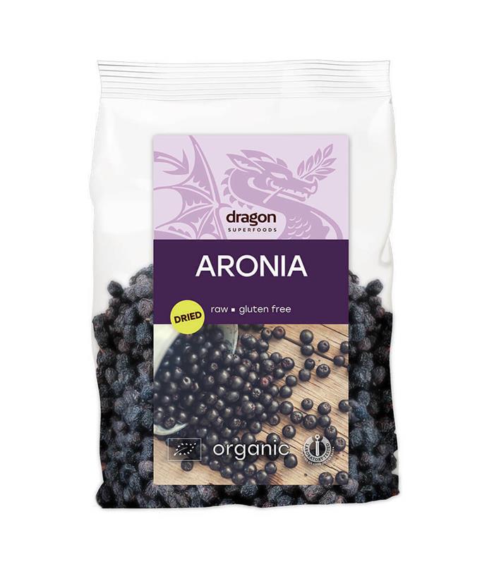 Fructe de Aronia Bio Uscate Dragon Superfoods 150gr