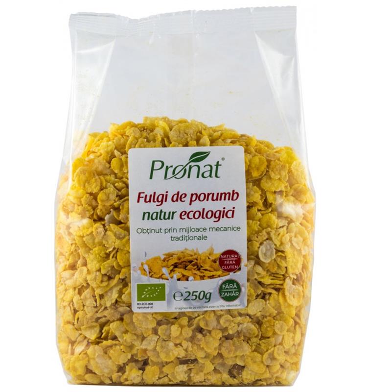 Fulgi de Porumb Natur Bio Pronat 250gr