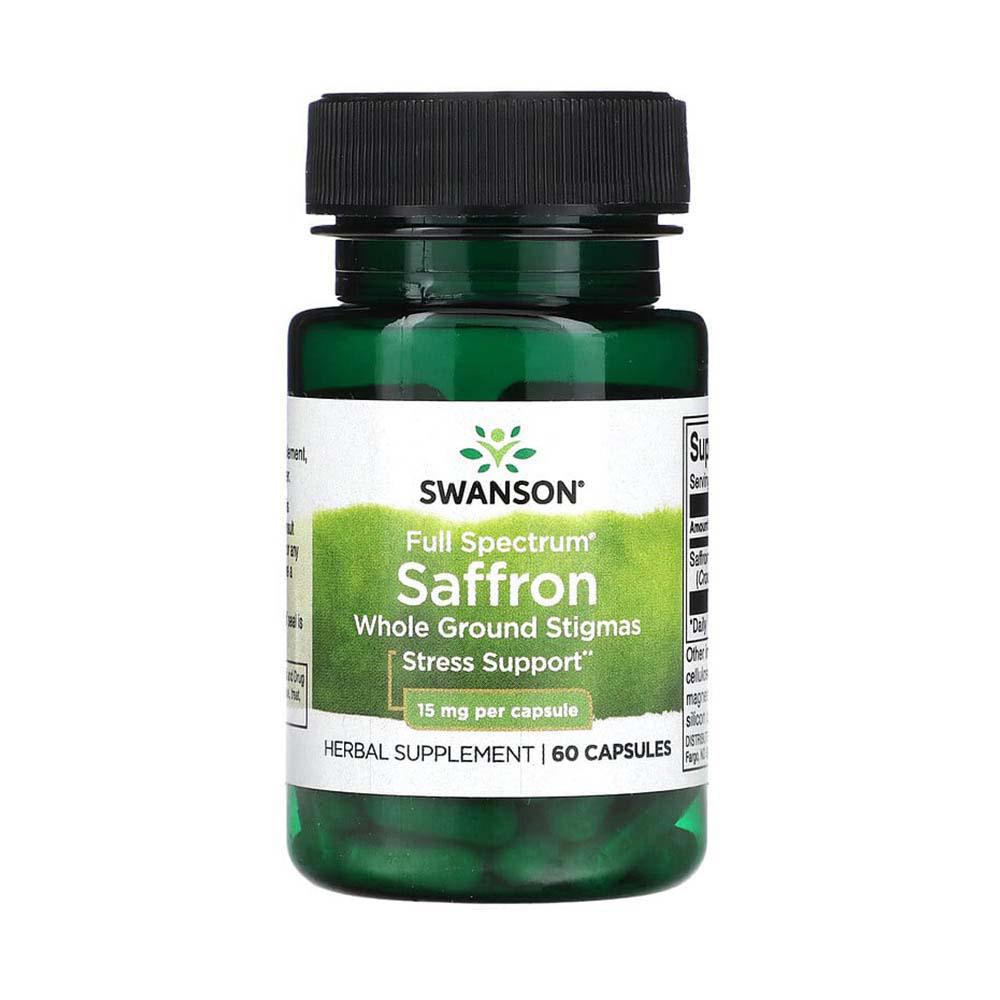 Full Spectrum Saffron Sofran 15 miligrame Swanson 60 capsule