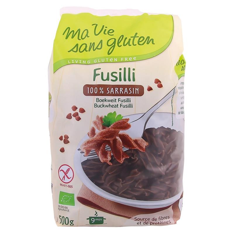 Fusilli 100% Hrisca Bio Ma Vie Sans Gluten 500gr