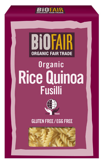 Fusilli din orez si Quinoa Fara Gluten Bio 250 grame Biofair