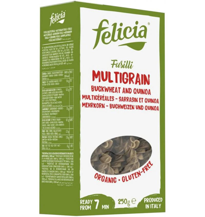 Fusilli Multicereale din Hrisca si Quinoa Eco 250 grame Felicia