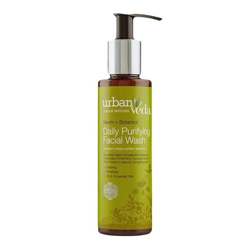 Gel de Curatare Facial cu Ulei de Neem pentru Ten Gras Purifying 150 mililitri Urban Veda