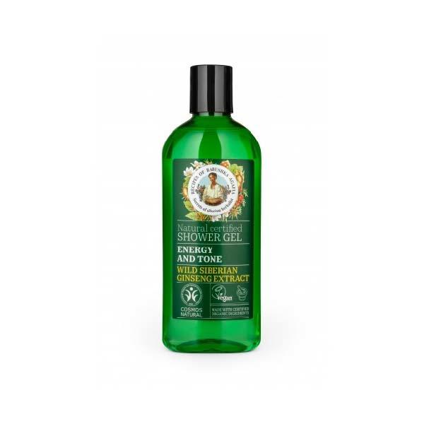 Gel de Dus Energizant si Tonifiant cu Extrct de Ginseng 260 mililitri Bunica Agafia