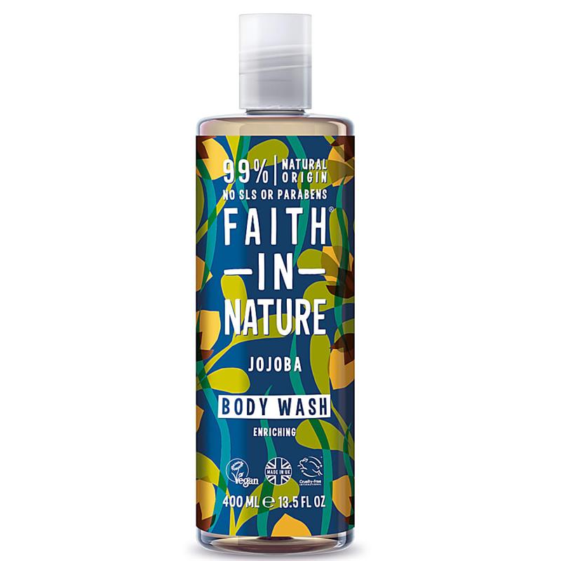 Gel de Dus Natural Reconfortant cu Jojoba 400 mililitri Faith In Nature