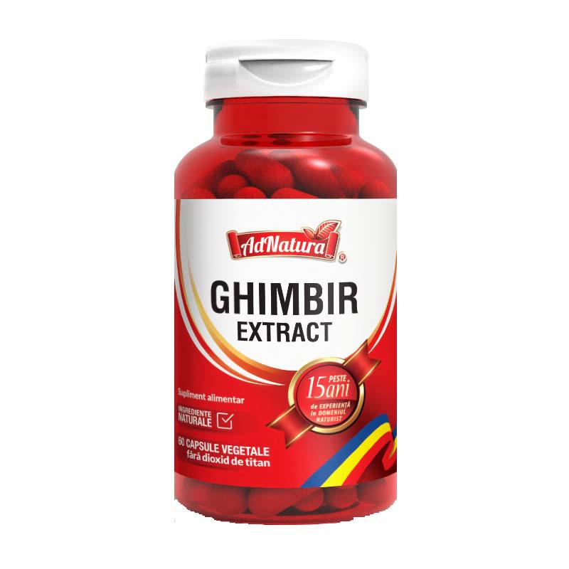 Ghimbir Extract 60 capsule Adnatura