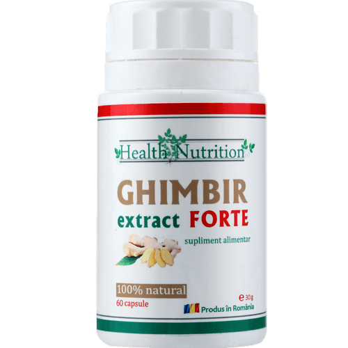 Ghimbir Extract Forte 60cps Health Nutrition
