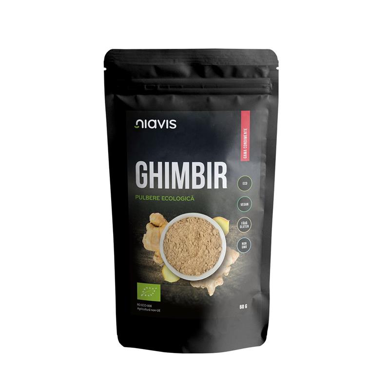 Ghimbir Pulbere Bio Niavis 60gr