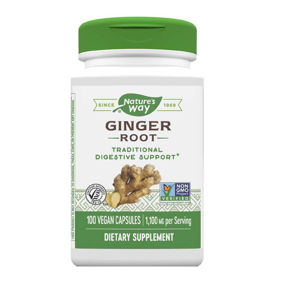 Ginger Root 100 capsule vegetale Nature's Way Secom