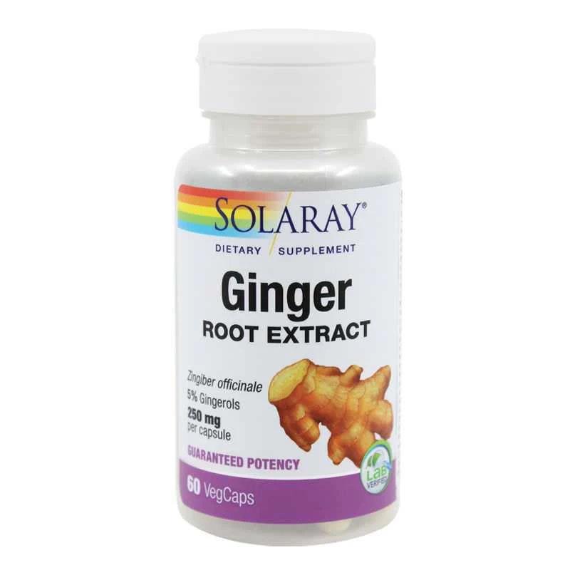 Ginger Root (Ghimbir) Solaray Secom 60cps