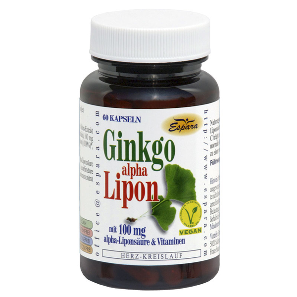 Ginkgo Alpha Lipon 60 capsule Espara