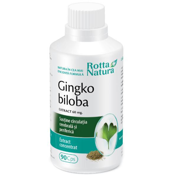 Ginkgo Biloba Extract 60mg Rotta Natura 90cps