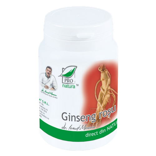 Ginseng Rosu 60 capsule Medica