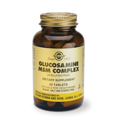 Glucosamine MSM Complex Solgar 60tbl