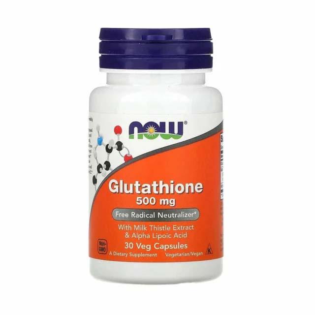 Glutathione cu Milk Thistle si Alpha Lipoic Acid (Glutation) 500 miligrame 30 capsule Now Foods