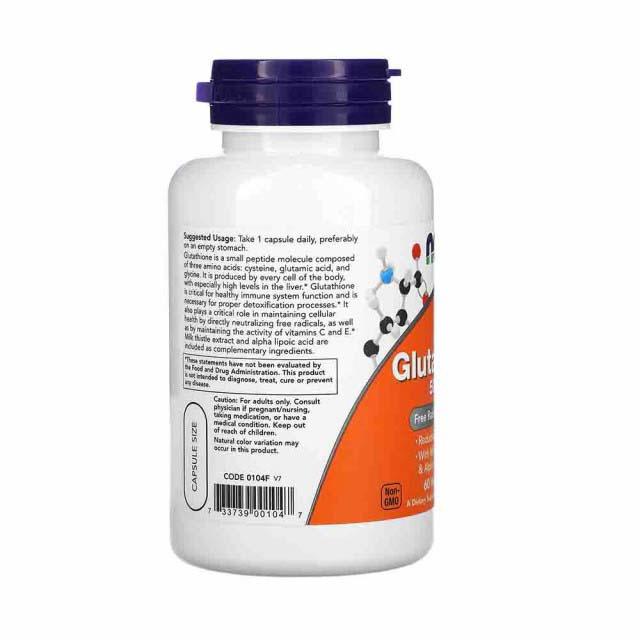 Glutathione cu Milk Thistle si Alpha Lipoic Acid (Glutation) 500 miligrame 60 capsule Jarrow Formulas