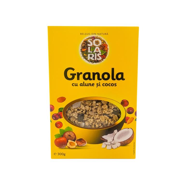 Granola cu Alune si Cocos 300 grame Solaris