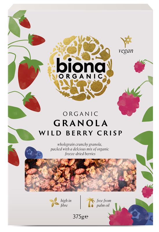 Granola cu Fructe de Padure Crunchy Bio 375 grame Biona