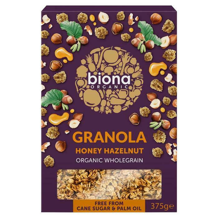 Granola cu Miere si Alune de Padure Bio 375 grame Biona