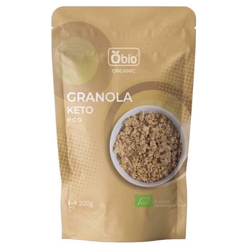 Granola Keto Bio 200 grame Obio