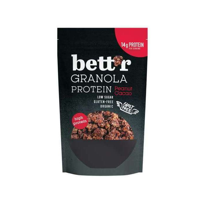 Granola Proteica cu Alune si Cacao Fara Gluten Bio 300 grame Bett'r