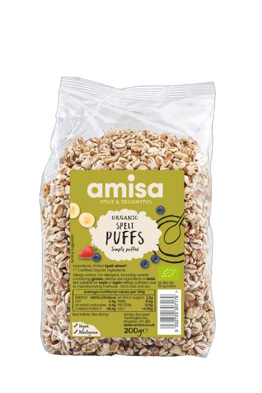 Grau Spelta Expandat Bio 200 grame Amisa Organic