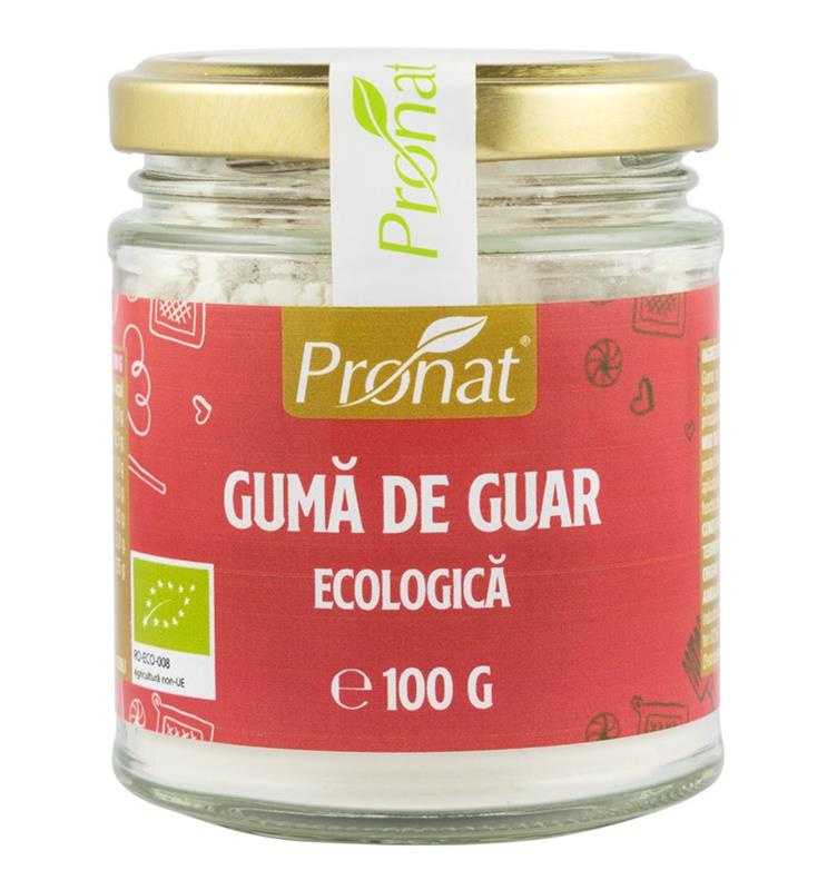 Guma de Guar Bio 100 grame Pronat