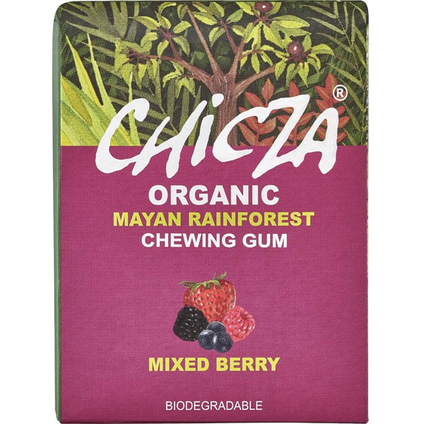 Guma de Mestecat cu Fructe de Padure Bio 30gr Chicza