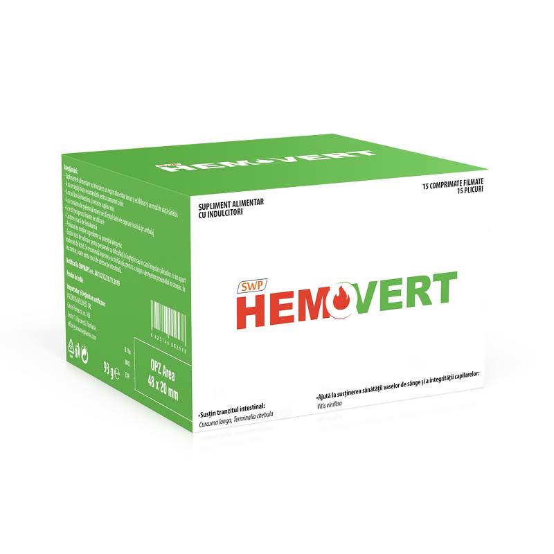 Hemovert 15 plicuri + 15 comprimate Sun Wave Pharma