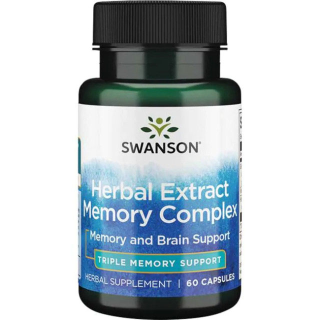 Herbal Extract Memory Complex 60 capsule Swanson