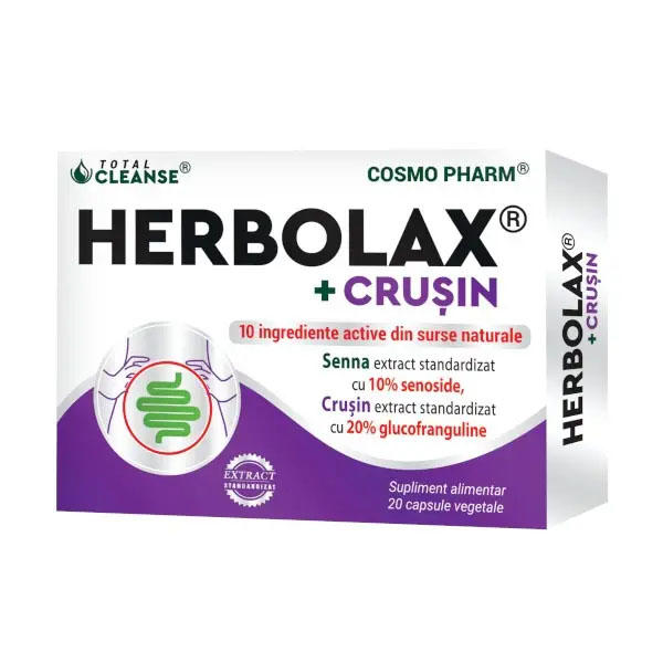 Herbolax + Crusin 20 capsule Cosmo Pharm