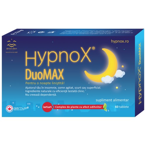 Hypnox DuoMax Good Days Therapy 3 cutii x 20cps