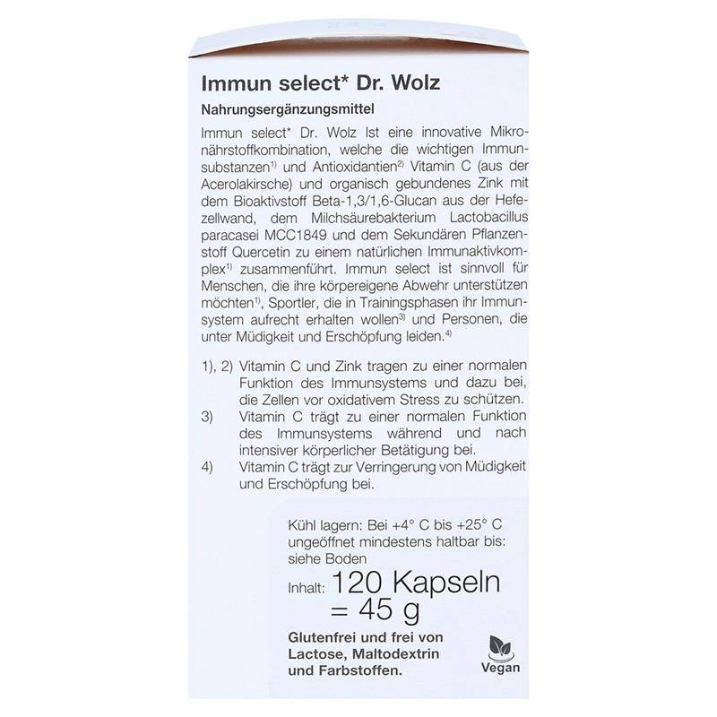 Immun Select 120 capsule Dr.Wolz