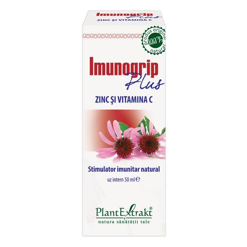 Imunogrip Plus Zinc si Vitamina C 50ml PlantExtrakt
