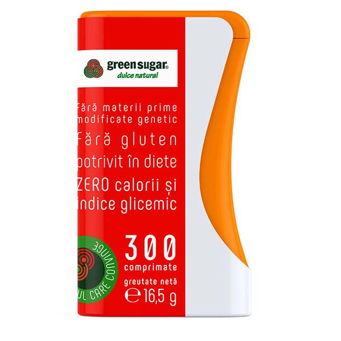 Indulcitor Green Sugar Dispenser 300 comprimate Laboratoarele Remedia