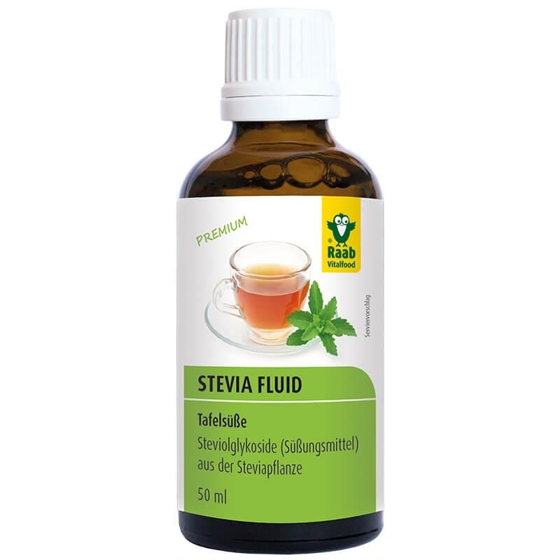 Indulcitor Lichid Premium Stevia 50ml Raab
