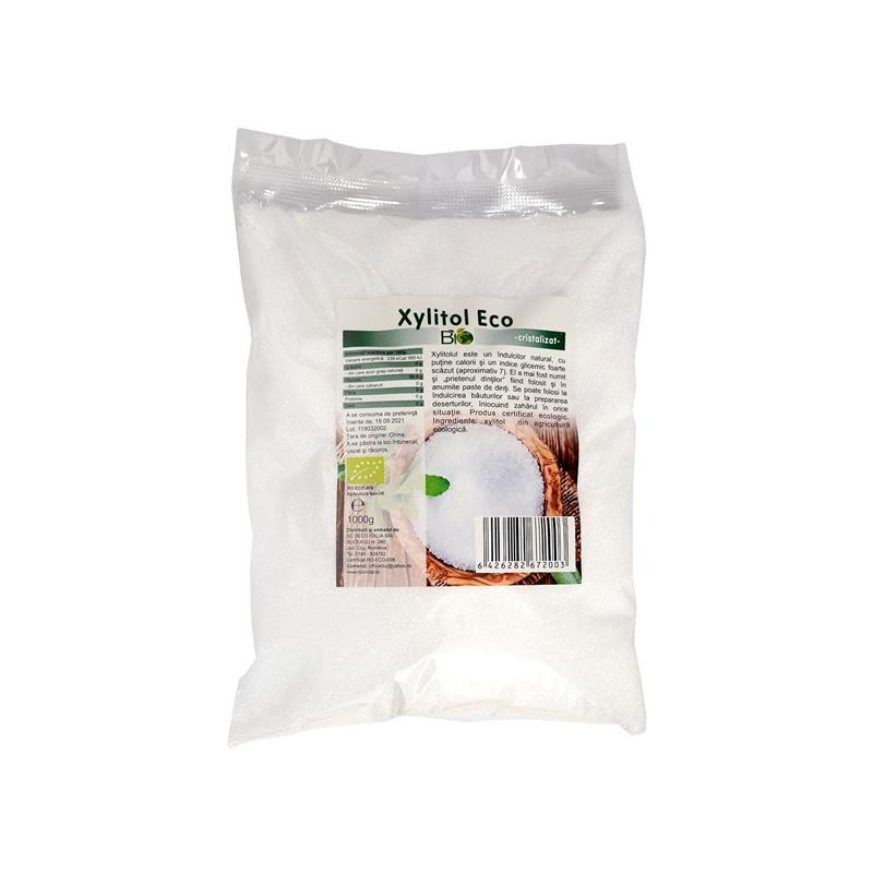 Indulcitor Xylitol Cristalizat Bio 1000 grame Deco