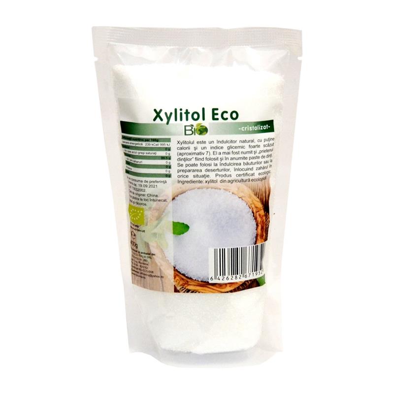 Indulcitor Xylitol Cristalizat Bio 400 grame Deco