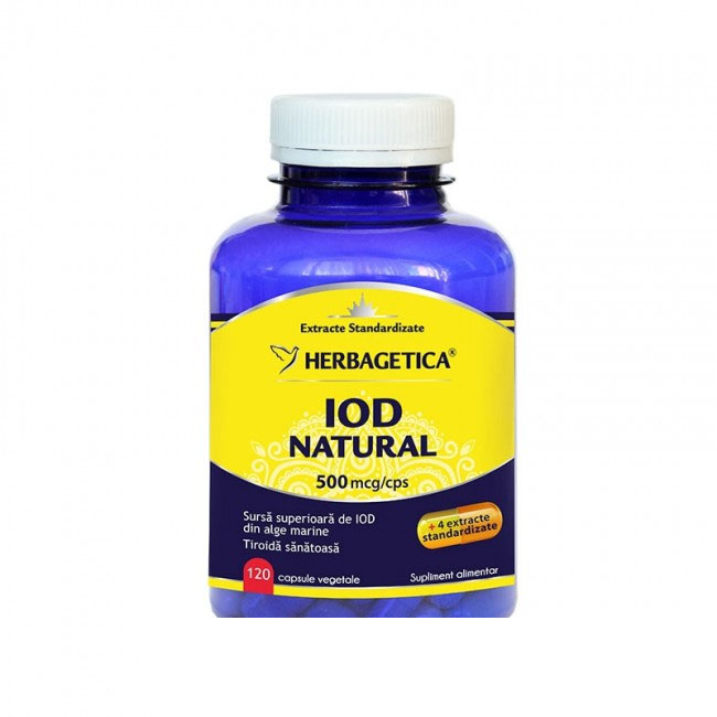 Iod Natural 120 capsule Herbagetica