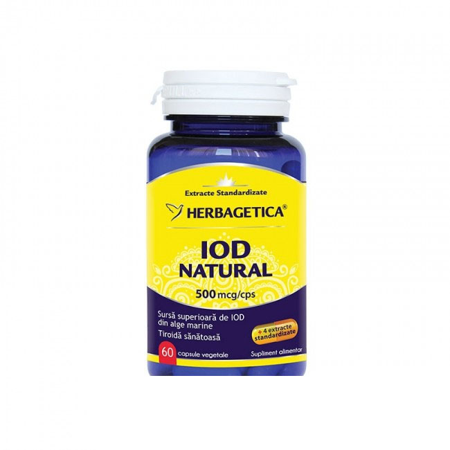 Iod Natural 60 capsule Herbagetica