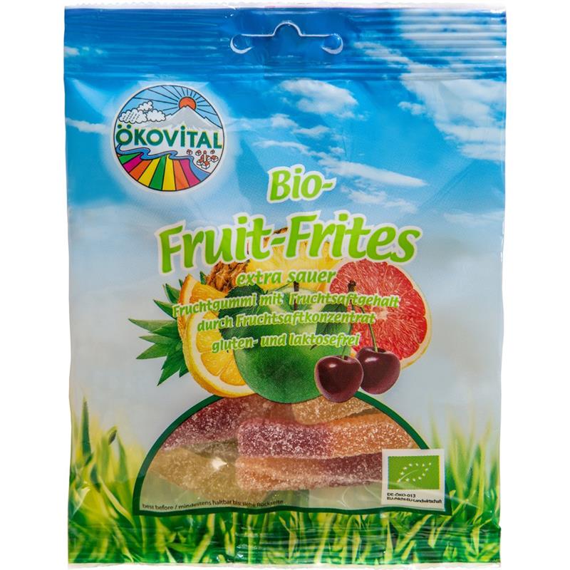 Jeleuri Acrisoare din Fructe Bio 100 grame Okovital