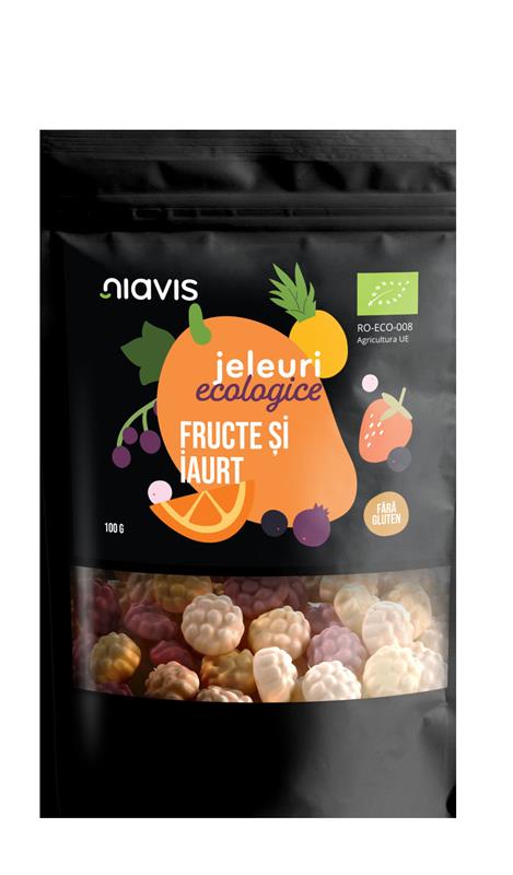 Jeleuri Fructe cu Iaurt Ecologice 100 grame Niavis