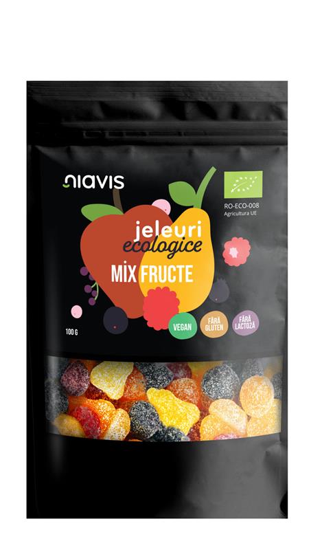 Jeleuri Mix Fructe Ecologice 100 grame Niavis