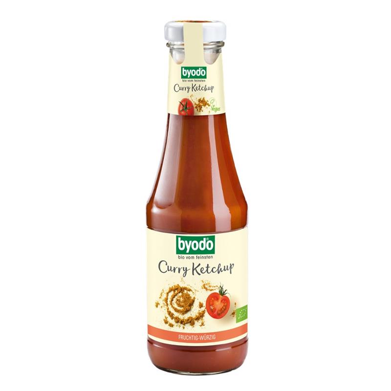 Ketchup Curry Fara Gluten Bio 500 mililitri Byodo