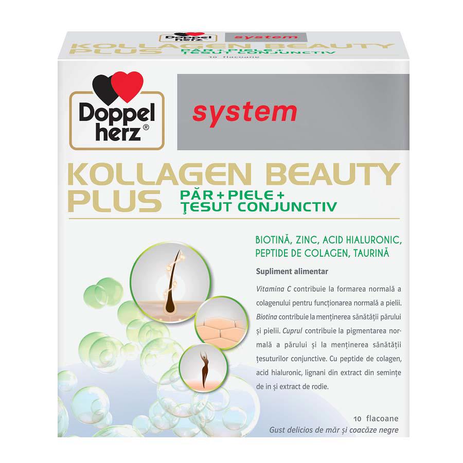 Kollagen System Beauty Plus 10 flacoane Doppelherz